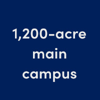 1,200-acre main campus