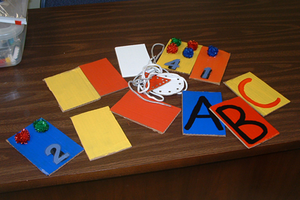Color, Number and Alphabet Cards