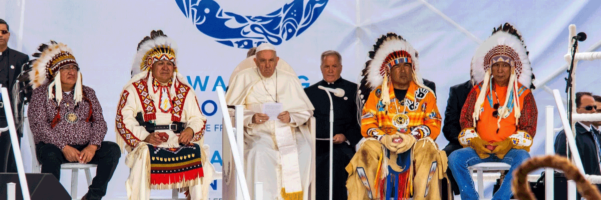 Pope and Indigenous leaders