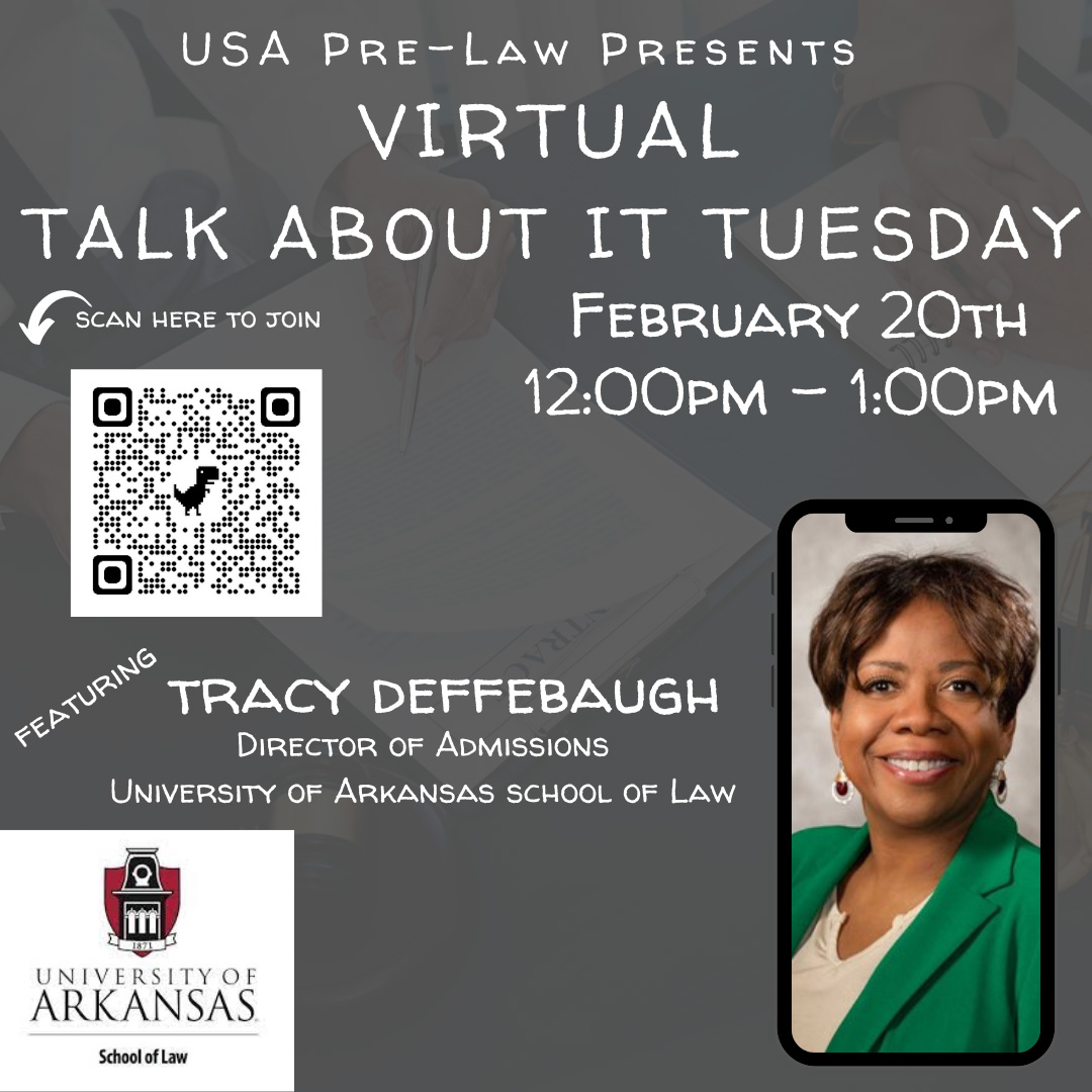 flyer for virtual talk about it tuesday with tracy deffebaugh
