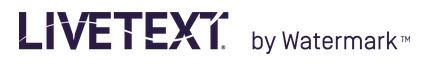 LiveText logo