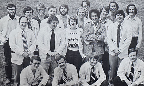 1976 Class picture in yearbook.