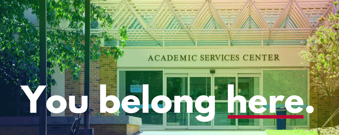 You belong here. 