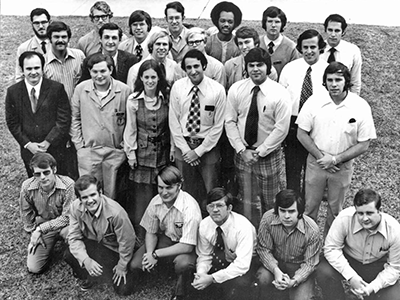 First graduating class from the College of Medicine.