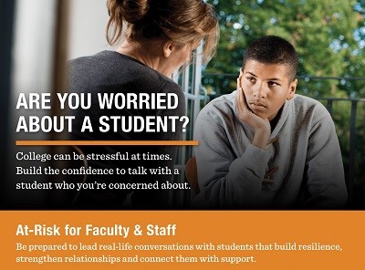 Are you Worried about a Student? Log into Kognito to access all information.