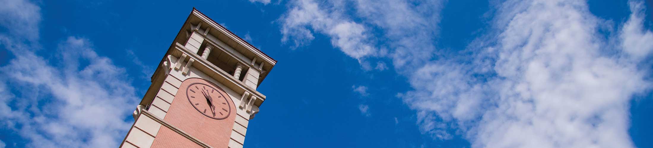 Moulton Tower in blue sky.