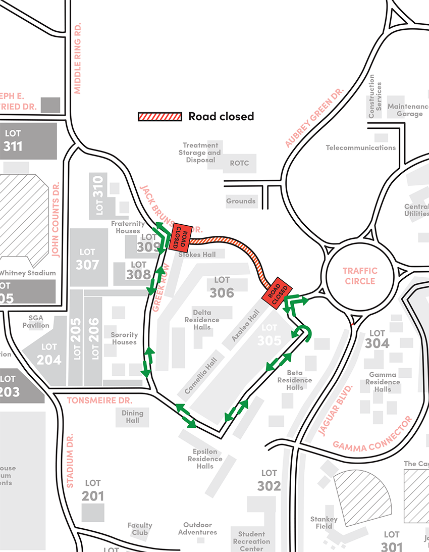 Jack Brunson Closure Map