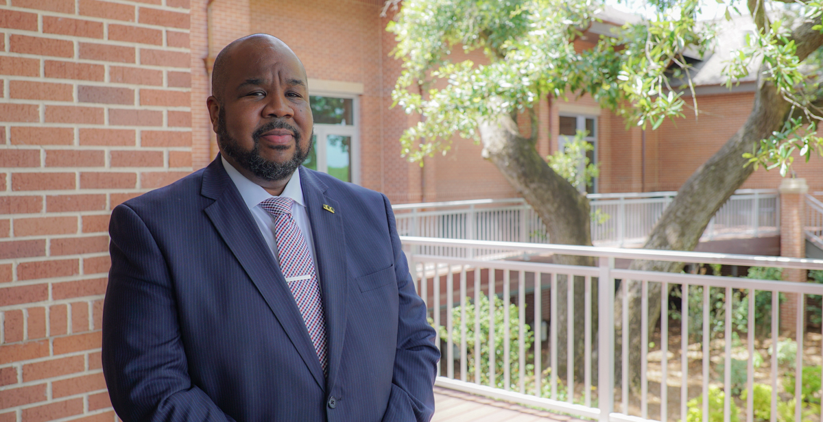 Dr. Andre Green, associate vice president of academic affairs and 100 Black Men of Greater Mobile president, said a new full-tuition scholarship supported by the two groups is particularly timely. “We wanted to find a way to remember all of those who have fallen to systems of oppression and systems of injustice,” he said. data-lightbox='featured'