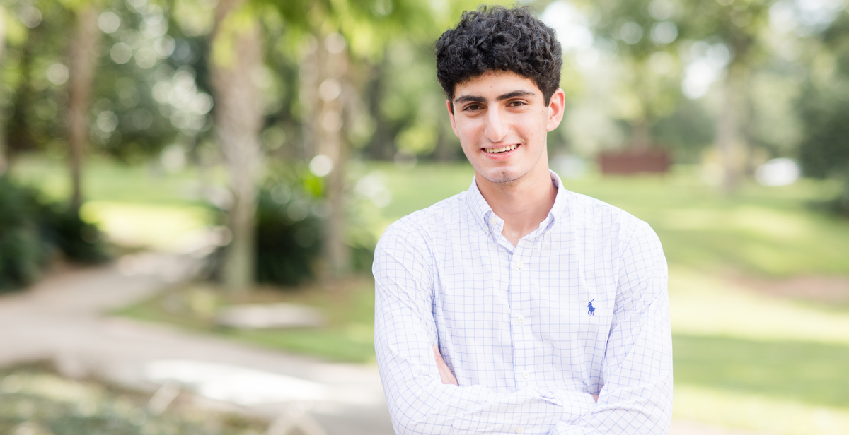 Charbel Mawad is majoring in accounting in the Mitchell College of Business.  data-lightbox='featured'