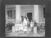 Hunter family photo on front porch of the Hunter Place, 1898