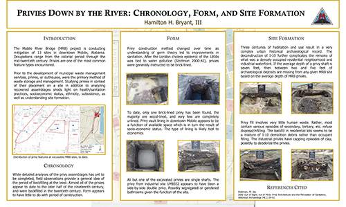 Privies Down by the River: Chronology, Form, and Site Formation